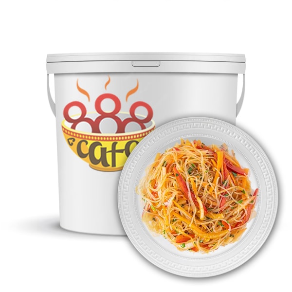 Салат «Фунчоза с мясом»
